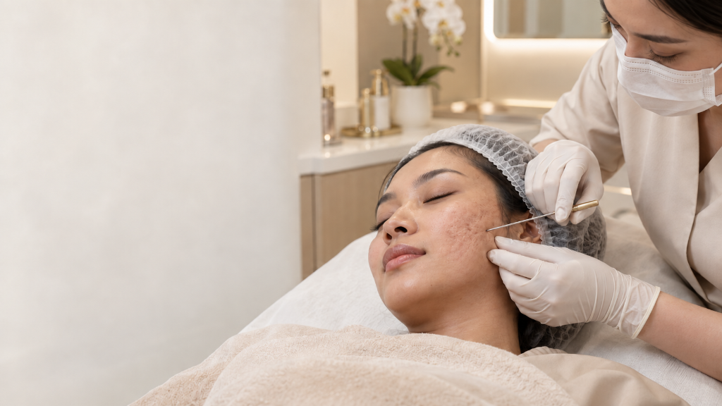 Subsisi Bopeng Bekas Jerawat dr Nunik Sriwahyuni SpDVE ENS Skin Specialist Magelang